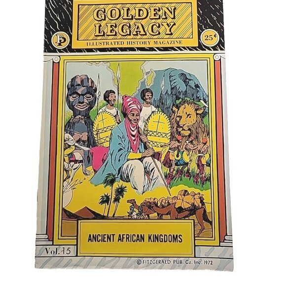 1972 Golden Legacy #15 Ancient African Kingdoms VG IllustratedHistory Magazine